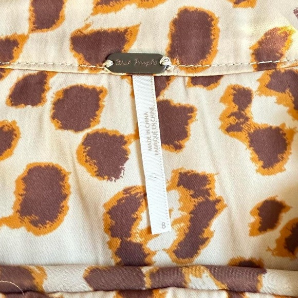 Free People Leopard Print Skirt - Picture 4 of 6